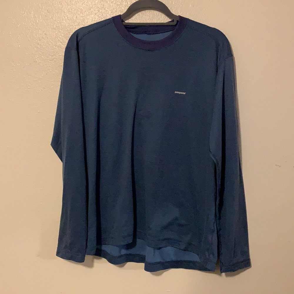 PATAGONIA CAPILENE CREW NECK LONG SLEEVE NAVY L